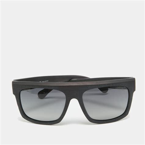 matte black chanel sunglasses|CHANEL Polarized CC Sunglasses 5333.